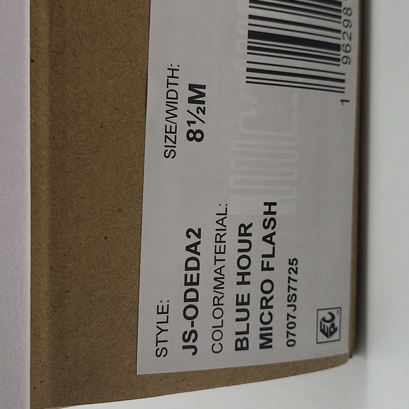 337- Jessica Simpson Odeda2 Blue Hour Micro Flash Ankle Boots Size 8.5M NWT - Picture 13 of 13